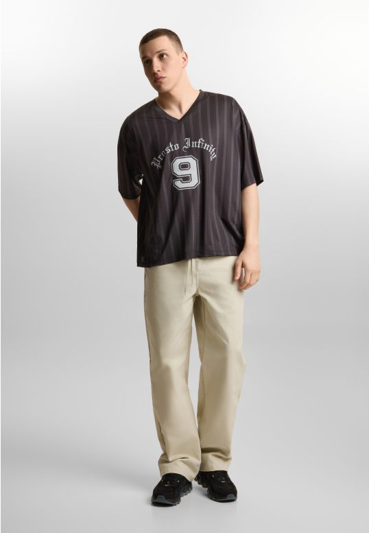 Reverse spodnie dresowe baggy bezowe