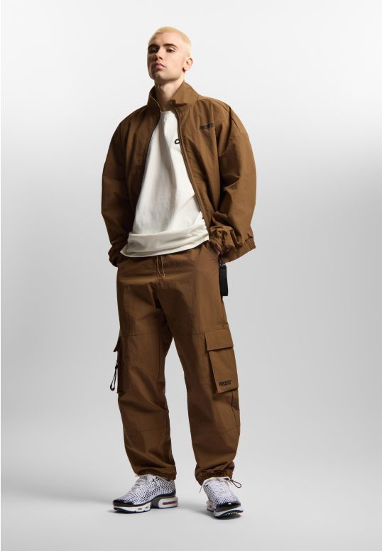 Maciek spodnie regular męskie cynamonowe