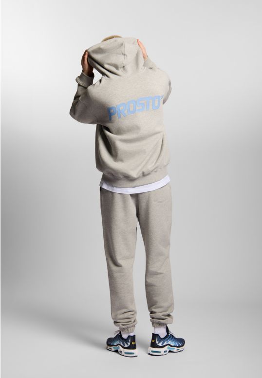 Infinity rozpinana bluza z kapturem regular męska szara