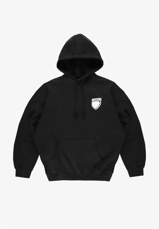Shield Mini Splash bluza z kapturem oversize męska czarna