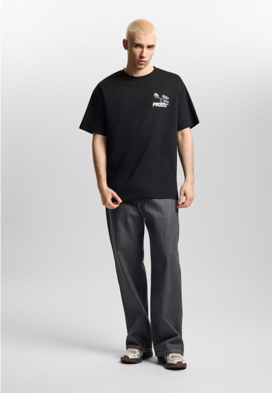 CC TV t-shirt męski bawełniany czarny