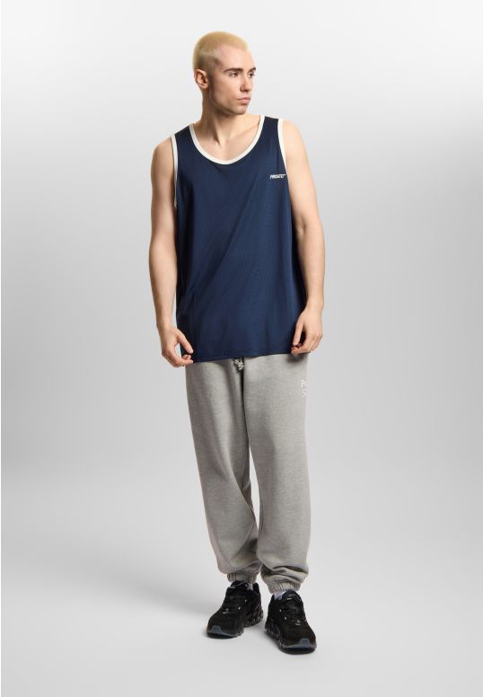 ST tank top regular męski granatowy