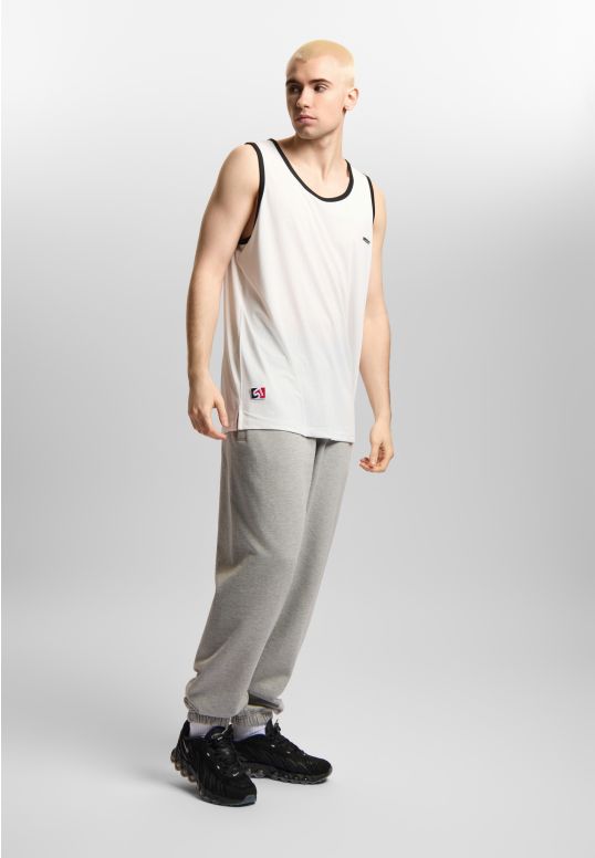 ST tank top regular męski biały