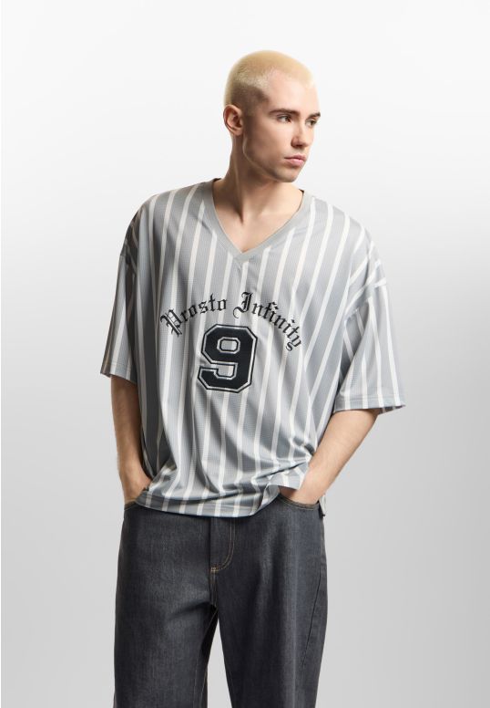 Polo Nine t-shirt oversize męski czarny