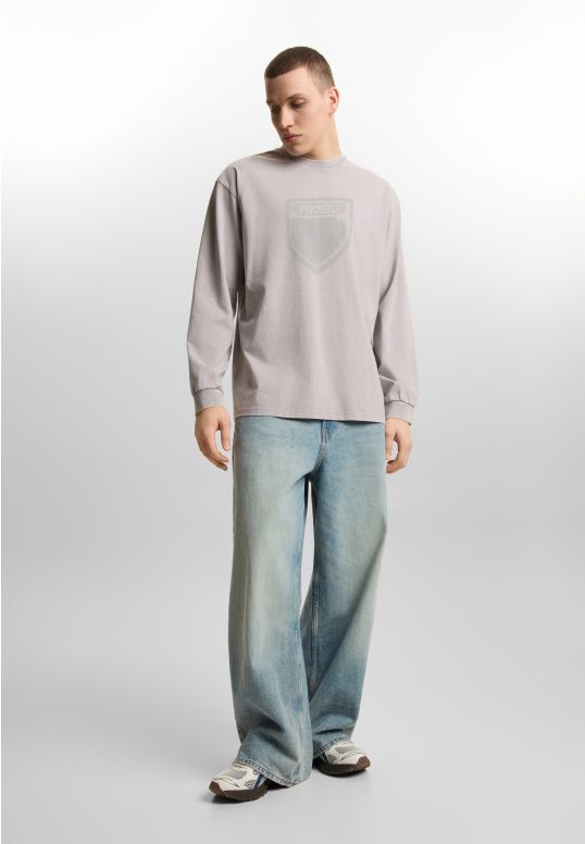 Splash Shield longsleeve regular męski szary