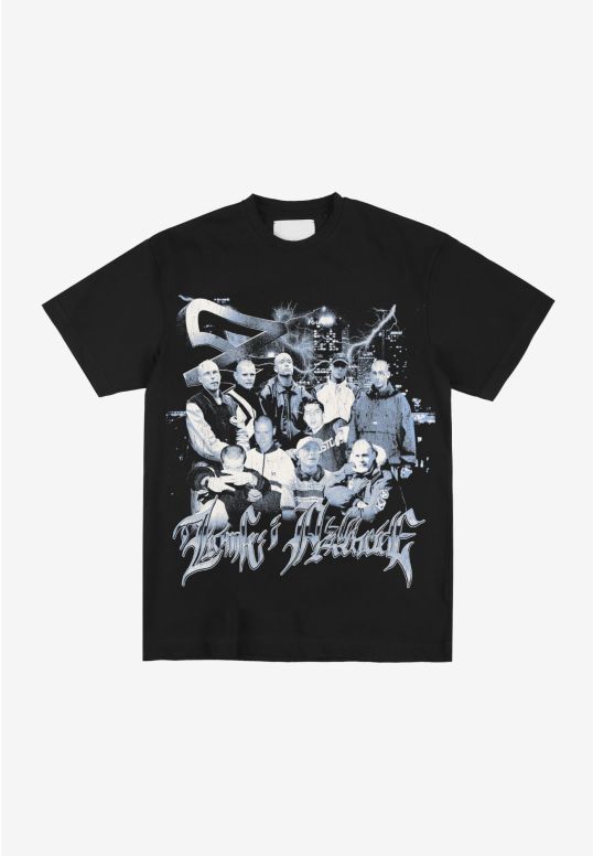 Czarny T-shirt ZIP Tribute2 Bawełniany