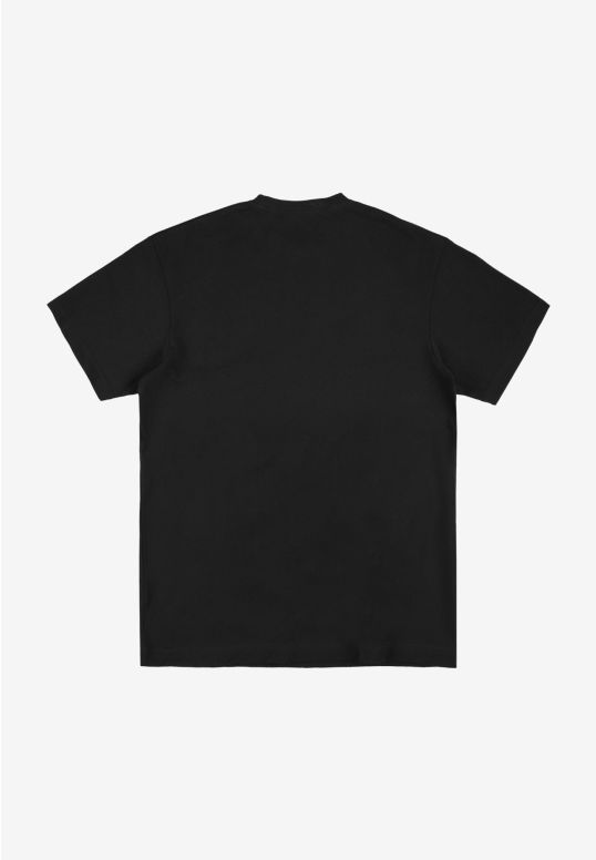 Czarny T-shirt ZIP Tribute2 Bawełniany