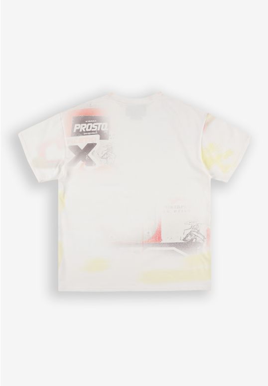 T-shirt Mixtape Deszczu Strugi Off-White