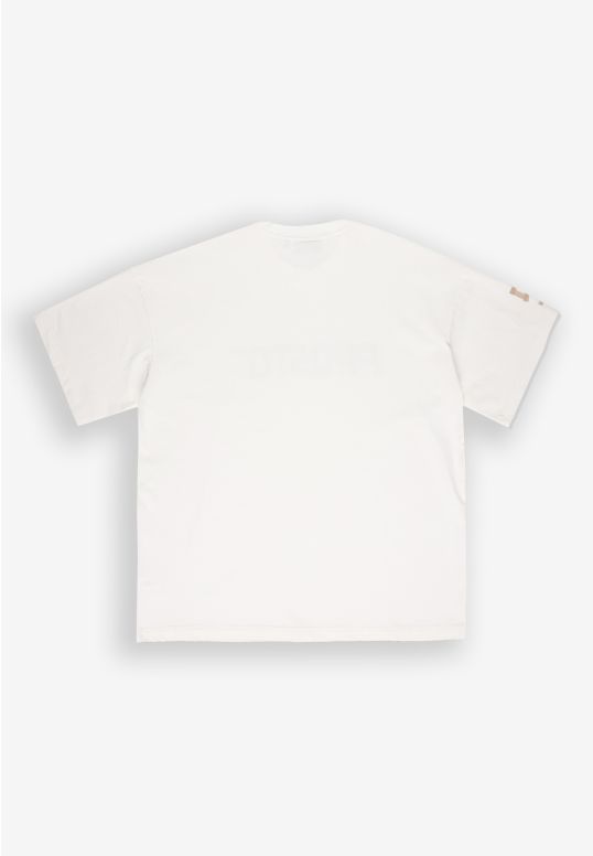 Infinity t-shirt bawełniany biały
