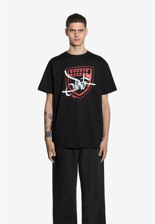 Tagger t-shirt bawełniany czarny