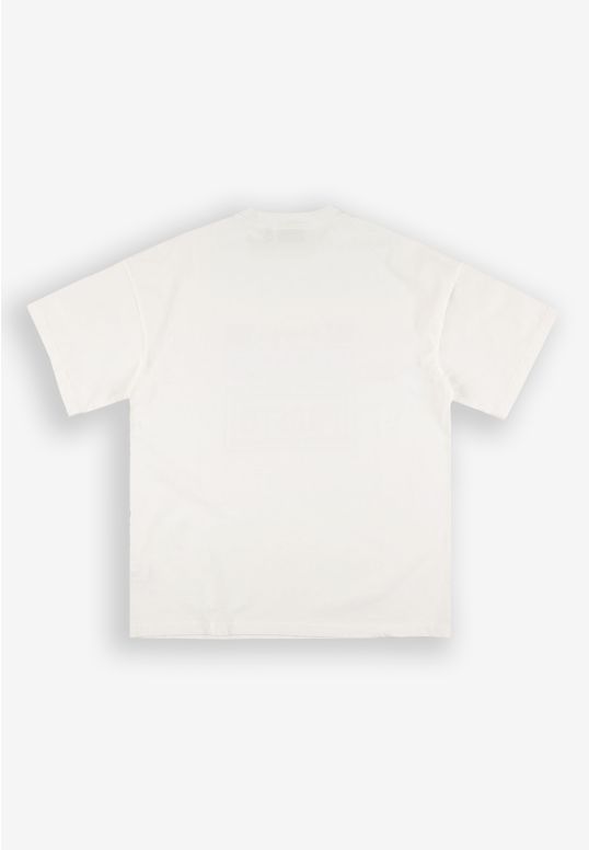 Stereo t-shirt bawełniany biały