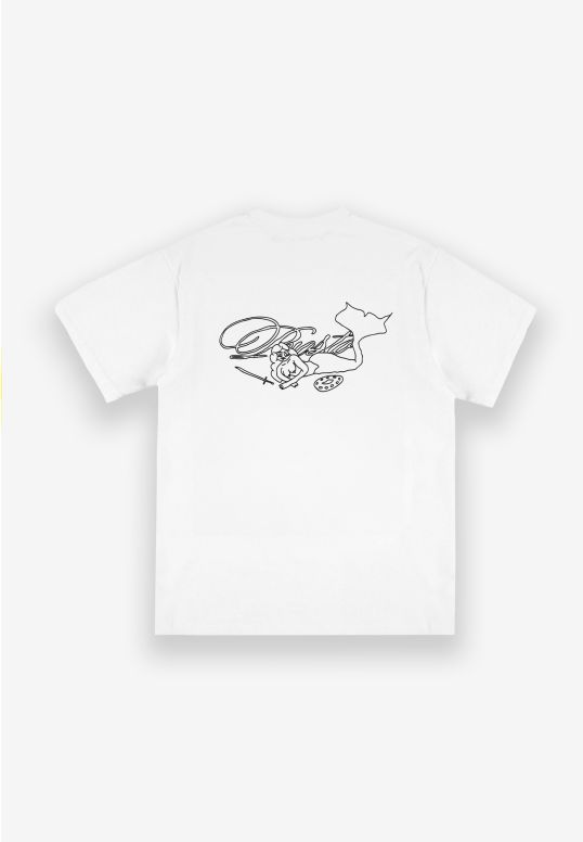niepowazna.art t-shirt bawełniany biały
