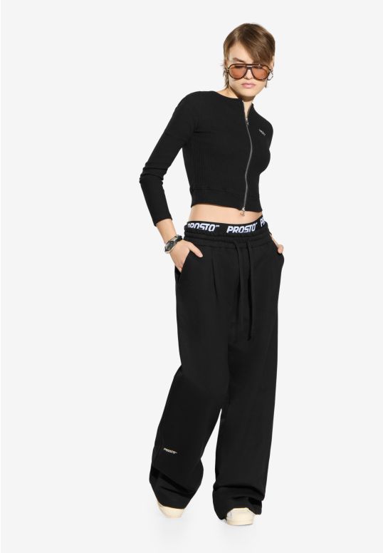 Pants Oversized women's sweatpants black