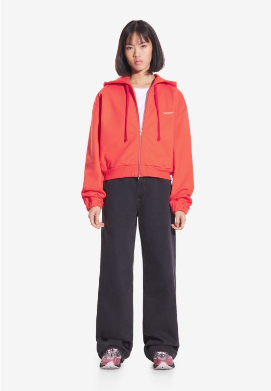 Bomb women's hooded sweatshirt red