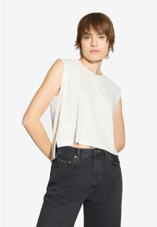 Bamboo top women's white