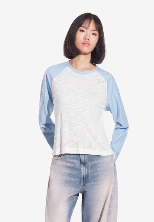 College longsleeve women's blue