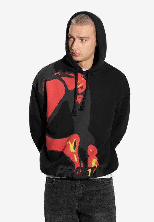 NSFW bluza z kapturem czarna