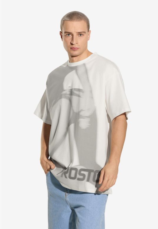 NSFW t-shirt bawełniany biały