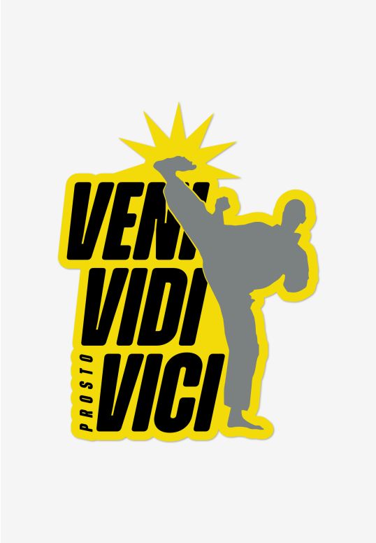 Sticker Veni Vidi Vici