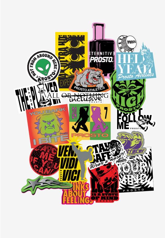 Cabin Suitcase Prosto x Eternitive + Sticker Pack