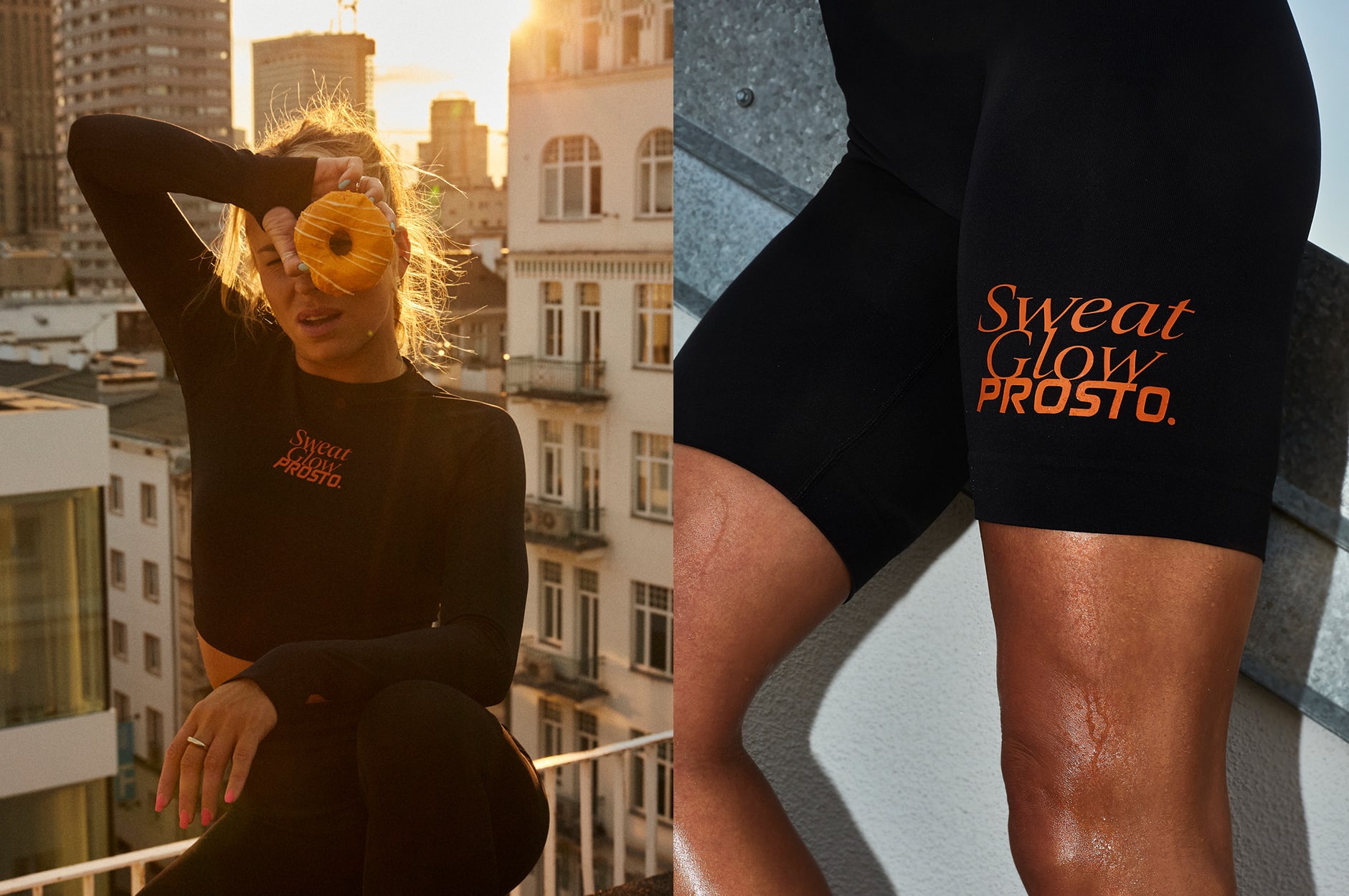 Kolekcja Prosto x SWEAT & Glow studio